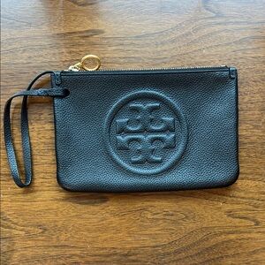 Tory Burch Black Wristlet Clutch